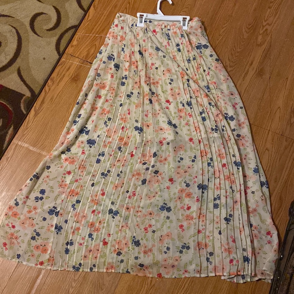 Cato flower design long skirt